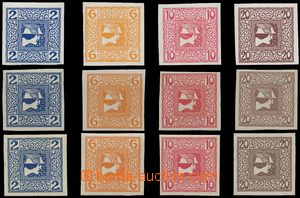 142172 - 1908-10 Mi.157-160x, y, from, Mercure, 3x complete set, all 