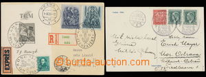 142239 - 1938 comp. 2 pcs of entires, 1x philatelically influenced Re
