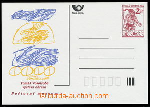 142381 - 1993 CDV2, Poštovní posel, s přítiskem PM1, Vosolsobě; 