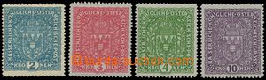 142597 - 1916 Mi.204-207I, série Znak; kat. 360€