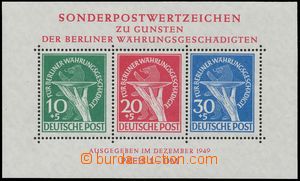 142652 - 1949 Mi.Bl.1, miniature sheet Berlin Relief Fund, c.v.. 950