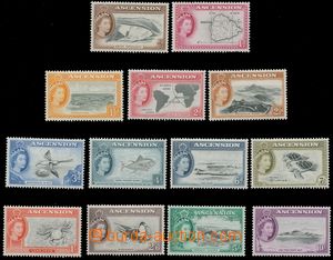 142659 - 1956 Mi.62-74; SG.57-69, Elizabeth II., c.v.. 210€