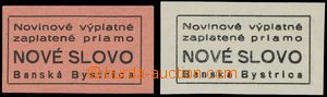 142673 - 1944 Alb.NN1, Nové slovo, alternate newspaper label on/for 