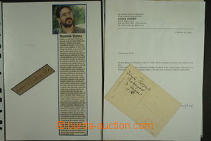 142849 - 1892-2001 [COLLECTIONS]  comp. 14 pcs of documents with sign