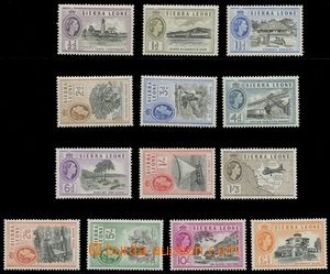 143040 - 1956 Mi.176-188; SG.210-222, Krajinky a Alžběta II., kompl