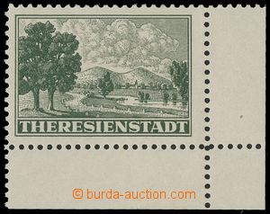 143066 - 1943 Pof.Pr1A, Připouštěcí známka Terezín, ŘZ 10½
