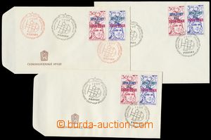 143165 - 1985 comp. 3 pcs of envelopes Common Space Flight Czechoslov