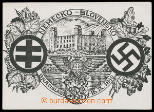 143226 - 1940 SPORT / NĚMECKO–SLOVENSKO - fotbalové utkání, pam