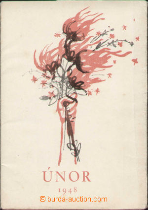 143240 - 1948 sestava 10ks kreslených pohlednic propagujících Úno