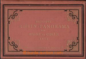143243 - 1882 RHEIN - MAINZ-COELN, 14-obrázkové  B/W folding pictur