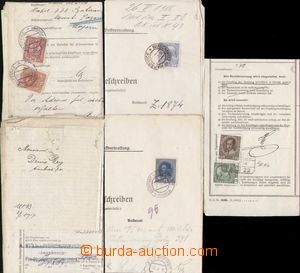 143320 - 1916-18 comp. 5 pcs of request sheets with Mi.192, 223, 188+