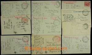 143411 - 1919-20 SLOVENSKO  sestava 10ks pohlednic s různými útvar
