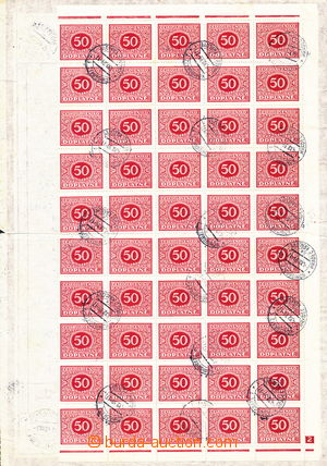 143473 - 1939 SOUBĚŽNÉ  zúčtovací arch, poplatky uhrazeny soub