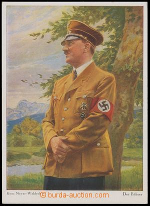 143501 - 1938 Hitler, malovaná pohlednice, autor Kunz Meyer-Waldeck 