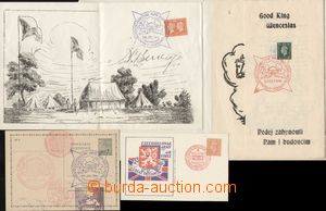 143563 - 1940-42 comp. 4 pcs of PC and first day sheet/-s with specia
