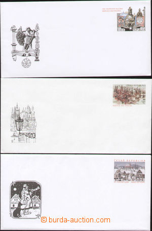 143664 - 1997-2001 CSO3, 6, 7, sestava 3ks celinových obálek, Praha