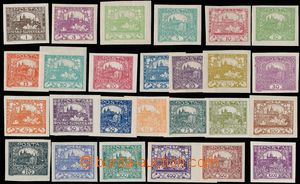143835 -  Pof.1-26, kompletní série 26ks známek 1h-1000h, zk. Gi, 