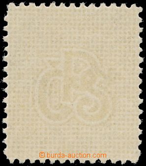 143858 - 1923 Pof.176, Jubilee, paper with monogram without print