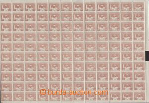 143876 -  Pof.353, 1,50 Koruna brown-carmine, complete 200-stamps. sh