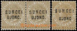 143963 - 1883-84 SG.28, 35, sestava 3ks známek, Královna Viktorie 2