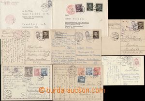 144069 - 1948-51 sestava 8ks celistvostí do Německa prošlých cenz