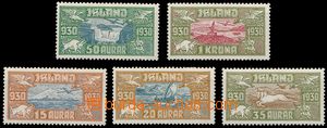 144113 - 1930 Mi.142-146, Millenary of the Althing, set 5 pcs of stam