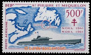 144114 - 1962 Mi.396, Ponorka Surcouf, kat. 150€