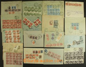 144153 - 1922-4 selection of 17 pcs of letters addressed to Germany -