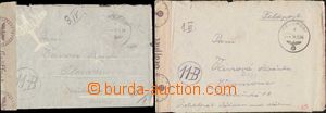 144157 - 1944-45 sestava 2ks dopisů z PP Vládního vojska v Itálii