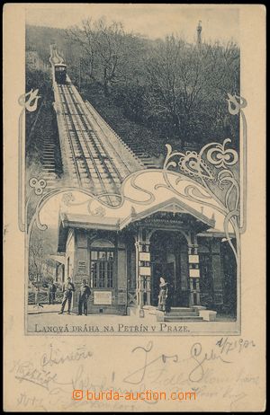 144219 - 1902 PRAHA (Prag) - petřínská lanovka, dolní stanice; DA
