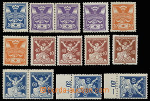 144334 -  RETOUCHES  comp. 14 pcs of stamps with retouch, marked on g