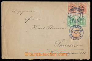 144336 - 1920 POLSKO  dopis vyfr. polskými zn., 2x s přetiskem S.O.