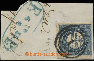 144398 - 1855 Mi.2 II., 2S blue RINGSBANK-SKILLING, Thiele plate 2, p