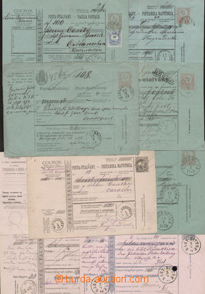 144556 - 1876 comp. 9 pcs of whole dispatch-notes various issue, from