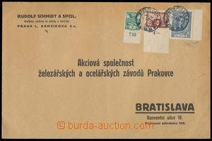 144602 - 1922 velká firemní obálka vyfr. mj. zn. Spěšné 10h s p