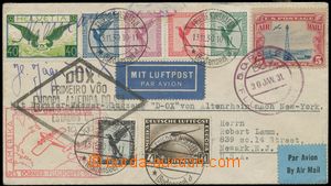 144695 - 1930-31 dopis přepravený 1. letem Dornieru X na trase Evro