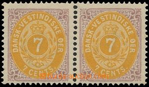 144723 - 1874-1879 Mi.8; Sc.9a+b, Číslice 7C fialová / žlutá, 2-