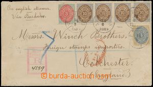 144755 - 1889 R-dopis přes Barbados do Colchesteru, vyfr. zn. 4x 10C