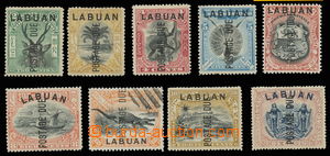 145098 - 1901 POSTAGE-DUE  SG.D1-9, Landscape and Coat of arms, compl