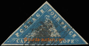 145109 - 1861 SG.14b, Trojúhelník 4P světlá jasná modrá (pale b