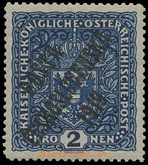 145154 -  Pof.48II, Coat of arms 2 Koruna dark blue, landscape format