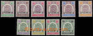 145187 - 1895-99 SG.5-14, Tygr, kompletní série 1C-50C, SPECIMEN, v