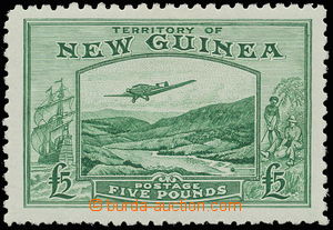 145196 - 1935 SG.205, Těžba zlata £5 smaragdově zelená, bezv