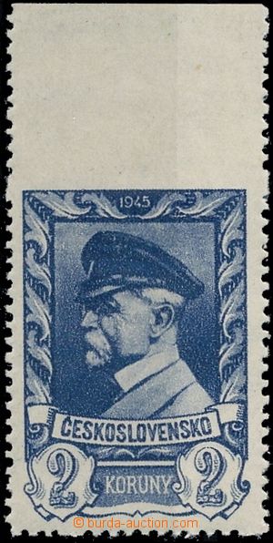 145311 - 1945 Pof.386, Moscow-issue 2 Koruna blue, mint never hinged 