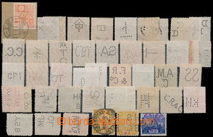 145332 - 1900-37 JAPONSKO  sestava 45ks výplatních známek s firemn