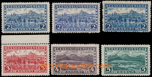 145816 - 1926 Pof.225-228, Praha - Tatry, průsvitka P7, hezká sesta