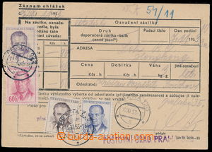 145818 - 1953 OHLÁŠKA ZÁVAD  formulář Ohláška výplatních zá