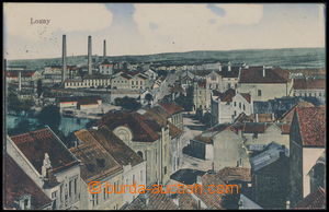146190 - 1919 LOUNY - pohled přes střechy domů, synagoga; prošlá
