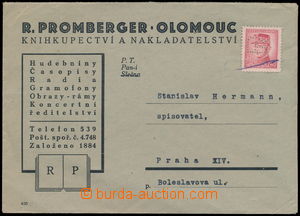 146211 - 1946 PERFINS  Maxa P27, commercial letter with Pof.421 with 