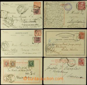 146262 - 1894-1909 [SBÍRKY]  sestava 6ks pohlednic z a do zajímavý